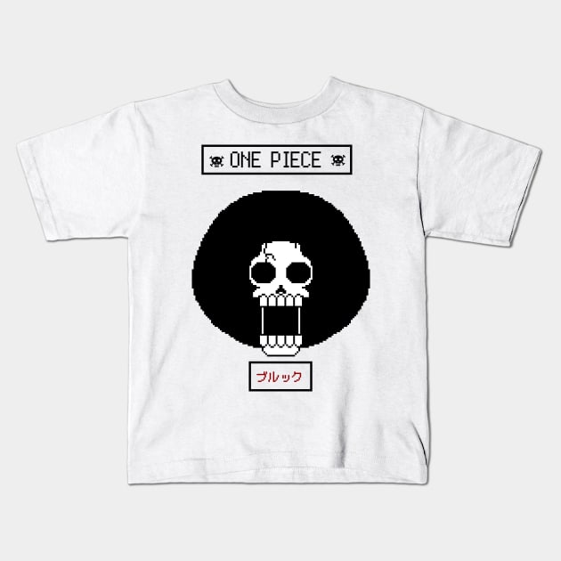 Brook Head Pixel Kids T-Shirt by melati streetwear